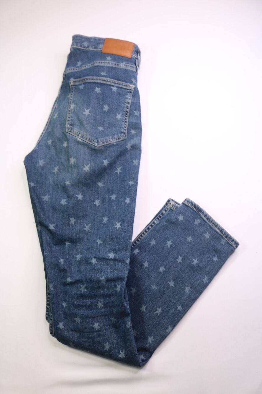 H&M L.O.G.G. Label Of Graded Goods Women's Skinny Jeans - 31Wx31L - Blue Star